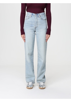 Jeans LEVI'S Woman color Denim