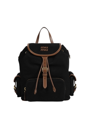 Canvas and Leather Backpack