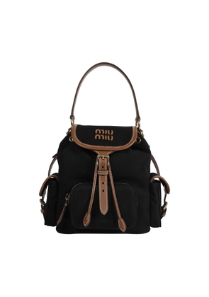 Canvas and Leather Backpack