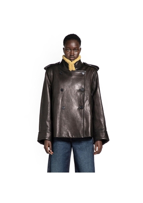 Dean Jacket with Shearling Collar