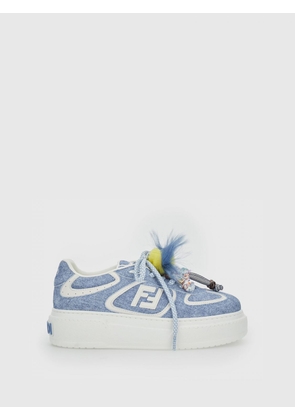 Sneakers FENDI Woman color Gnawed Blue