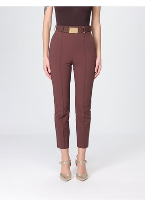 Pants ELISABETTA FRANCHI Woman color Brown