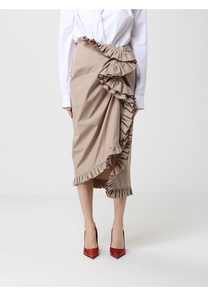 Skirt DRIES VAN NOTEN Woman color Beige