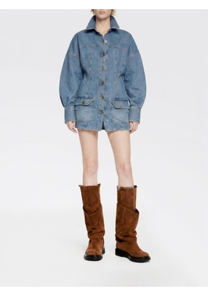 Dress THE ATTICO Woman color Denim