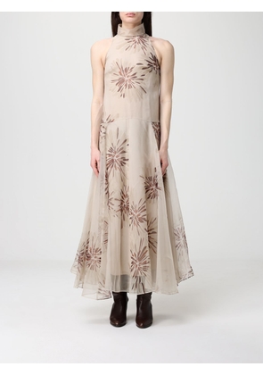 Dress BRUNELLO CUCINELLI Woman color Nude