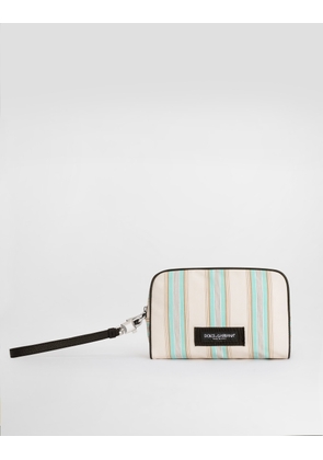 Dolce & Gabbana Striped Poplin Handbag - Man Shoppers Multicolor Onesize