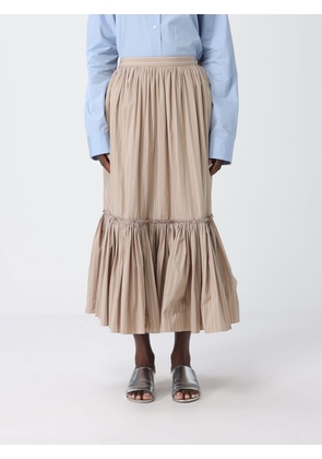 Skirt JIL SANDER Woman color Beige