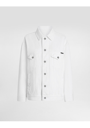 Dolce & Gabbana Denim Jacket - Woman Denim And Jeans Multi-colored 38