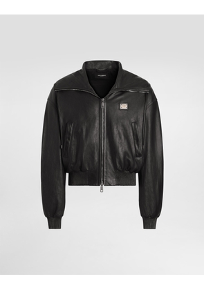 Dolce & Gabbana Lambskin Nappa Jacket - Man Coats And Jackets Black 54