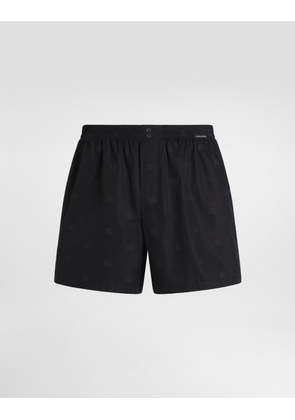 Dolce & Gabbana Logo-print Poplin Boxer Shorts - Man Underwear And Loungewear Multicolor 6