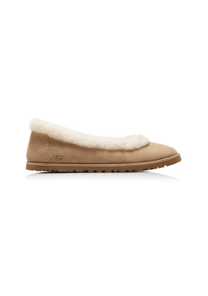 UGG Zora Sheepskin Ballet Flats - Moda Operandi