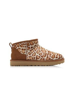 UGG Classic Ultra-Mini Cow Hair Boots - Moda Operandi
