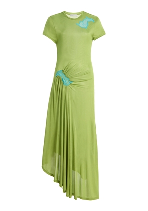 Christopher Esber Delphin Ruched Maxi T-Shirt Dress - Moda Operandi