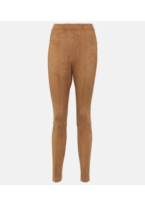Max Mara Leisure Ebe faux suede slim pants