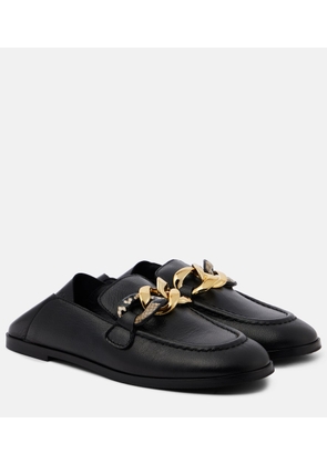 See By Chloe Chain Line leather loafers