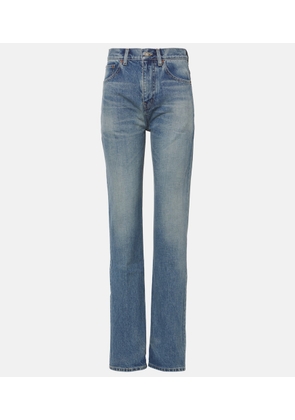 Saint Laurent High-rise straight jeans