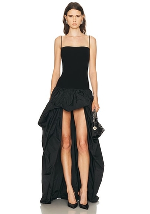 Stella McCartney Crepe Jersey Dress in Black - Black. Size 36 (also in 38).