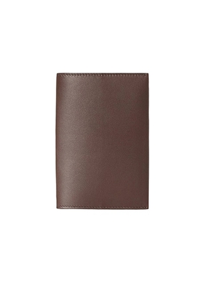 The Row Passport Holder in Deep Brown - Brown. Size all.