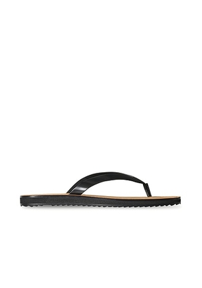 The Row City Flip Flop in Black & Natural - Black. Size 36 (also in 36.5, 38, 38.5, 39.5, 40).