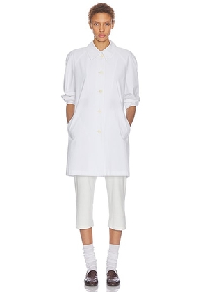 The Row Hawkins Coat in Off White - White. Size 6 (also in ).