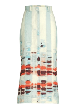 Silvia Tcherassi Layan Stretch-Cotton Midi Skirt - Moda Operandi