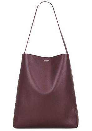 Saint Laurent Bold Saint Laurent Hobo in Hot Wine - Wine. Size all.