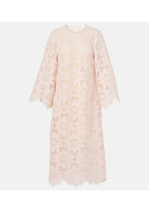 Zimmermann Ottie scalloped lace midi dress