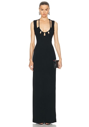 Zeynep Arcay Jersey Gown in Black - Black. Size 2 (also in ).