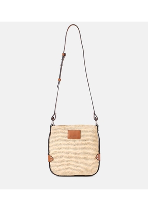 Isabel Marant Bayia Mini raffia shoulder bag