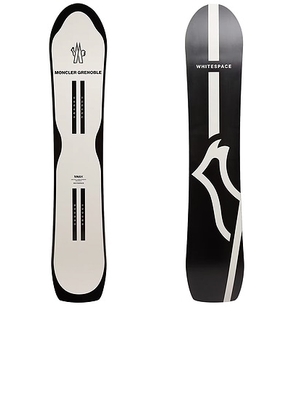 Whitespace X Moncler Grenoble Snowboard in White & Black - White, Black. Size all.