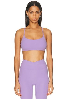 YEAR OF OURS Studio Crossback Bra in Grape - Purple. Size M (also in L).