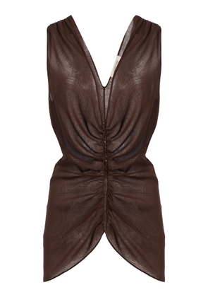 COLLEEN ALLEN Exclusive Silk-Chiffon Top - Moda Operandi