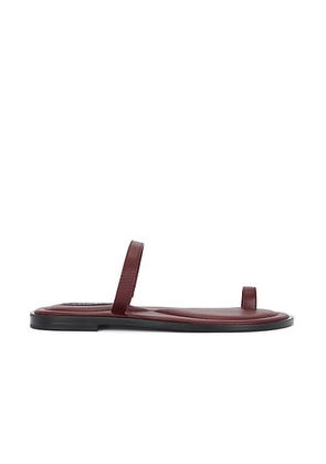 A.EMERY Turi Sandal in Merlot - Wine. Size 35 (also in ).