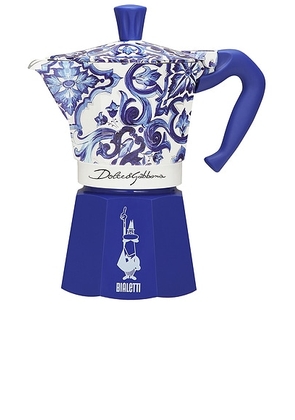 Dolce & Gabbana Casa Bialetti 6 Cup Moka Machine in Blue Mediterraneo - Blue. Size all.