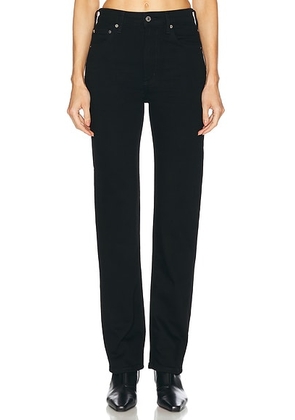 Citizens of Humanity Zurie Straight Leg Jeans in Abbey - Black. Size 25 (also in ).
