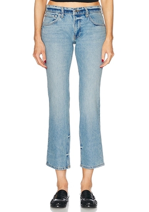 EB Denim Lola Slim Cigarette Jeans in Chelsea - Blue. Size 24 (also in 25, 28, 30).