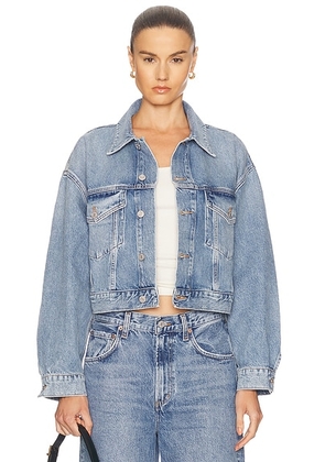 AGOLDE Palmer Jacket in Space - Blue. Size S (also in ).