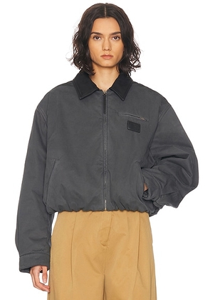 Acne Studios Okra Bomber Jacket in Anthracite Grey - Grey. Size 34 (also in ).