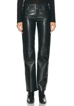 AGOLDE Low Rise Slim in Detox - Black. Size 24 (also in 25, 26, 27, 28, 29, 30, 33).