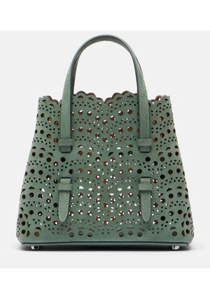 Alaia Mina 20 Small leather tote bag