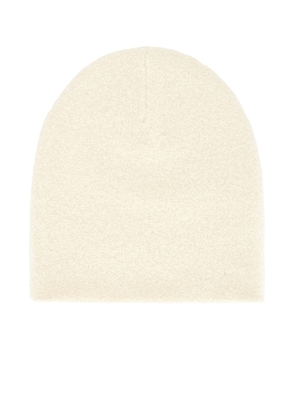 Eterne Dillon Cashmere Beanie in Cream - Cream. Size all.