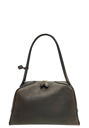 ALAÃA ALAÎªA Medium Shoulder Bag in Ebene - Chocolate. Size all.