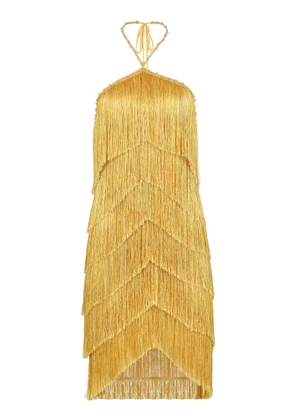 Francesca Miranda Estrella Sun Silk Blend Mini Dress - Moda Operandi