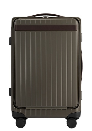 Carl Friedrik The Carry-on X Suitcase in Dark Olive & Chocolate - Brown. Size all.