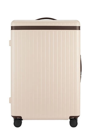 Carl Friedrik The Large Check-in Suitcase in Sand & Chocolate - Beige. Size all.