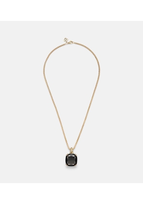 David Yurman Marbella 18kt gold necklace with onyx
