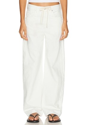 Citizens of Humanity Brynn Drawstring Trouser in Pashmina - Ivory. Size 24 (also in 25, 26, 27, 28, 29, 30, 31, 32, 34).