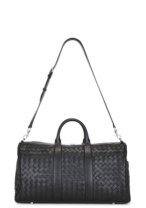 Bottega Veneta Avenue Intr. 15 Avenue Borsa Top Handle Bag in Black & Silver - Black. Size all.