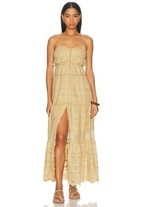 Isabel Marant Etoile Paule Dress in Light Ochre - Lemon. Size 34 (also in 38, 40, 42).