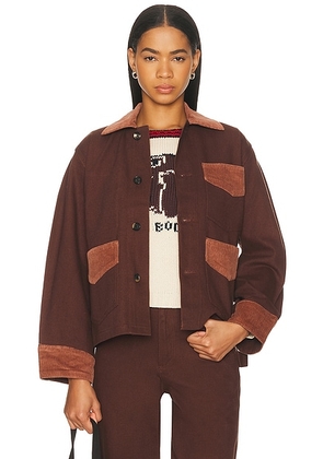 BODE Craft Jacket in Brown - Brown. Size L (also in M, S).